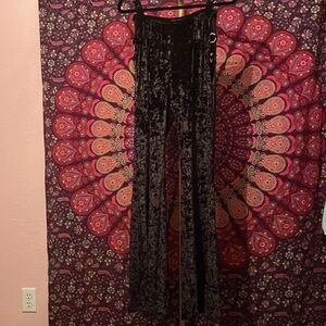 Horoscopez velvet bell bottom pants Dolls Kill